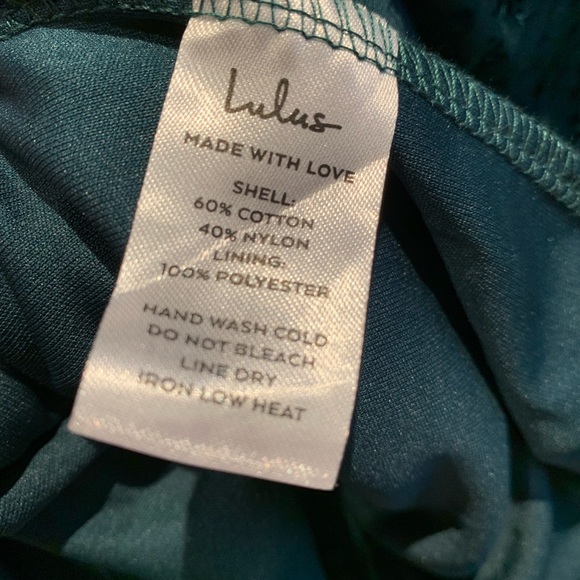 🆕 Lulus Remarkable Forest Green Lace Dress - Picture 9 of 11